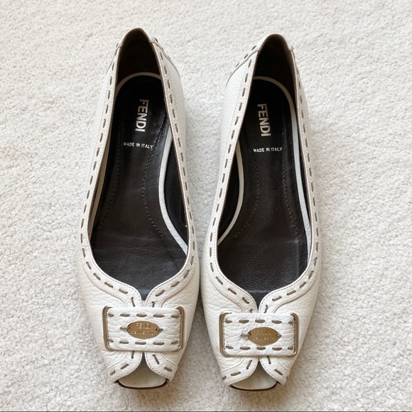 Fendi Shoes - Fendi leather shoes  36.5